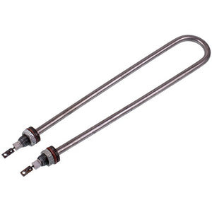 Water heating element 2 kW, 220 V (stainless steel) L=330 mm, M16 (straight)