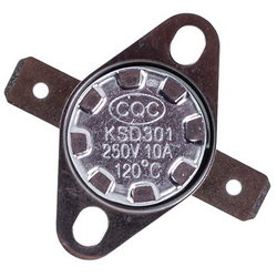 Overheating thermostat 120°C 10A 250V KSD301 for geyser