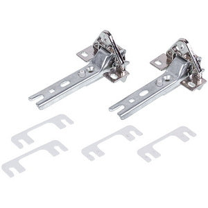 Door hinge set for Bosch refrigerator 00268698 (upper + lower)