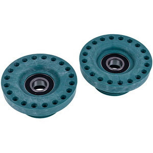 A set of bearing blocks PA6203C (right + left, 2 pcs.) for a vertical washing machine