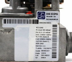 Gas valve for gas boiler 522000164