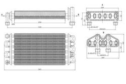 Bithermal heat exchanger for gas boiler Termet MiniTherm GCO-DP-21-13