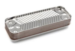 Plate heat exchanger (12 plates) for gas boiler Baxi/Westen 17B2071200