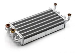Bithermal heat exchanger for gas boiler Ferroli Domiproject/Fereasy C32/F32 39819910