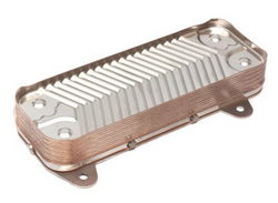 Plate heat exchanger (12 plates) for gas boiler Viessmann Vitopend 100 7817471