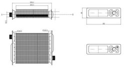 Primary heat exchanger for gas boiler Beretta Kompakt 14 RAI/RSI R10021231