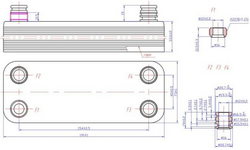 Heat exchanger plates (18 plates) for gas boiler Vaillant 20161220