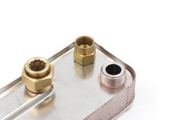 Heat exchanger plates (15 plates) for gas boiler Immergas Nike/Eolo Mini 1.013430