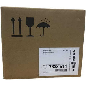 Fan Ebmpapst RG148 E for condensing boiler Viessmann Vitodens 200 WB2C, B2HA 45-60 kW 7833511