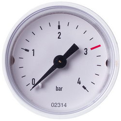 Pressure gauge 0-4 bar for gas condensing boiler Viessmann WB1C 7838087