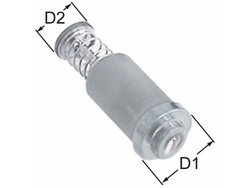 Вставка магнітна для газового клапана D=15,4/11mm L=39mm газової плити 101060