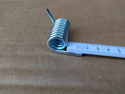 Torsion spring for Sirman CORT series pressure grill, right