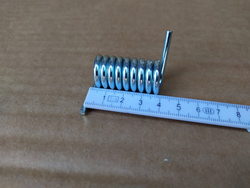 Torsion spring for Sirman CORT series pressure grill, right