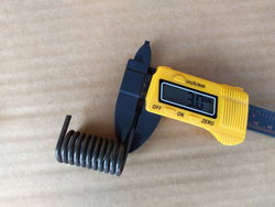 Torsion torsion spring for pressure grill Sirman, Fimar, Electrolux, suspended