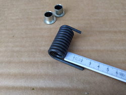 Torsion torsion spring for pressure grill Sirman, Fimar, Electrolux, suspended