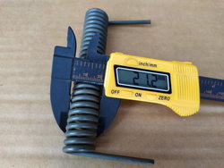 Torsion spring for pressure grill RM-Gastro, Cookmax