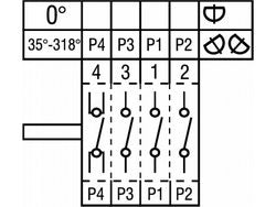 Potentiometer cam switch for Zanussi, Electrolux equipment 0K5063