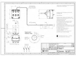 Thermostat EGO 55.34069.804 for grill, Electrolux oven, Inoksan 60-320°C