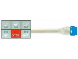 Мембрана наклейка клавіатура, панель для кавомашини Faema