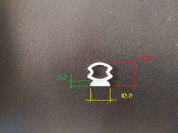 Lid seal rubber for potato peeler FIMAR PPF, PPN, LAV series