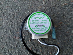 Motor reducer dvigun vanny Dexun 50TYZ-E for ice generator Saro EB 15, Hendi 325-5047