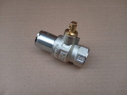 Drain tap, ball valve for Lotus, MBM, Tecnoinox, Zanussi connection 3/4" on nipple