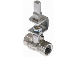 Кран шаровый вентиль для мармита, макароноварки Electrolux, Zanussi, Alpeninox подключение 3/8" на 3/8"