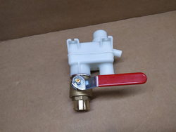 Drain tap, ball valve for Zanussi pasta cooker, 1" connection to nipple