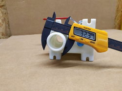 Drain tap, ball valve for Zanussi pasta cooker, 1" connection to nipple