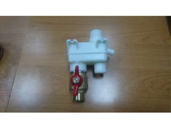 Drain tap, ball valve for Zanussi pasta cooker, 1" connection to nipple