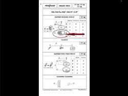Disc-mesh for cutting into cubes 10x10mm Robot Coupe RC102065