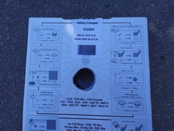 Disc-mesh for cutting into cubes 10x10mm Robot Coupe RC102065