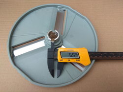 Disc-slicer skip 2mm lower attachment D=206mm for sheep cutter 699777