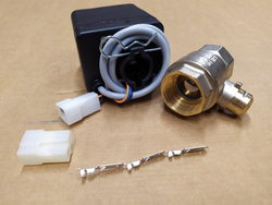 Shower tap Enolgas R3505P00 ball valve for combi steamer Lainox, Ambach, CITI connection 1" to 1"