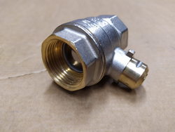 Shower tap Enolgas R3505P00 ball valve for combi steamer Lainox, Ambach, CITI connection 1" to 1"