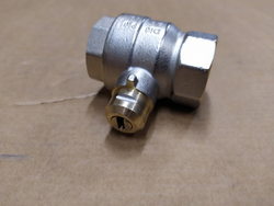 Shower tap Enolgas R3505P00 ball valve for combi steamer Lainox, Ambach, CITI connection 1" to 1"