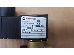 Solenoid valve MIWE 505212.45 solenoid 2-way coil BUSCHJOST 8498082 230VAC