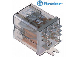 Реле силове FINDER 60.63.8.230.0000 230В, 10А, клема 4,8мм