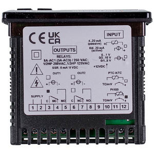 Temperature Controller (Electronic Regulator) K38 TECNOLOGIC 379486