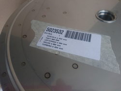 Turbine fan impeller for combi steamer Lainox ABE, KME, HVE series ø350mm