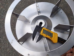 Impeller fan turbine for combi steamer Lainox KME, KMG series ø240mm
