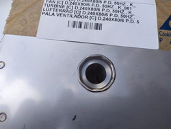 Impeller fan turbine for combi steamer Lainox KME, KMG series ø240mm