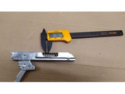 Door hinge hinge for convection oven, combi steamer Tecnoeka, Piron, SMEG, Venix