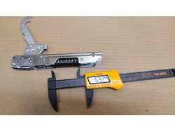 Door hinge hinge for convection oven, combi steamer Tecnoeka, Piron, SMEG, Venix