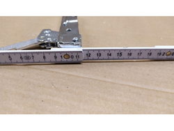 Door hinge hinge for convection oven, combi steamer Tecnoeka, Piron, SMEG, Venix