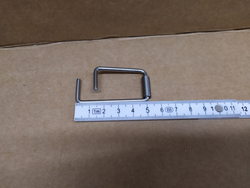 Door handle lock bracket for combi oven Electrolux, Foinox, Lainox, Leventi, Mareno, Olis 0C6978 R61620132 54mm.