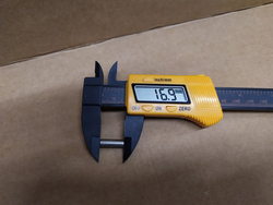 Door handle lock bracket for combi oven Electrolux, Foinox, Lainox, Leventi, Mareno, Olis 0C6978 R61620132 54mm.