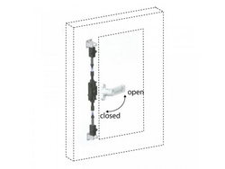 Lock, door mechanism core for Electrolux, MBM, Modular, Tecnoinox combi steamer