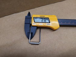 Door handle lock bracket for Eloma, Primax, Tecnoeka, Retigo 61mm combi steamer.