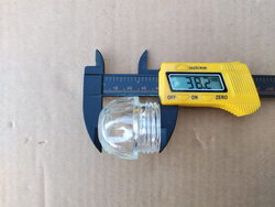 Glass chamber lampshade for pizza oven Angelo-Po, MBM, Pizza-Group 40mm